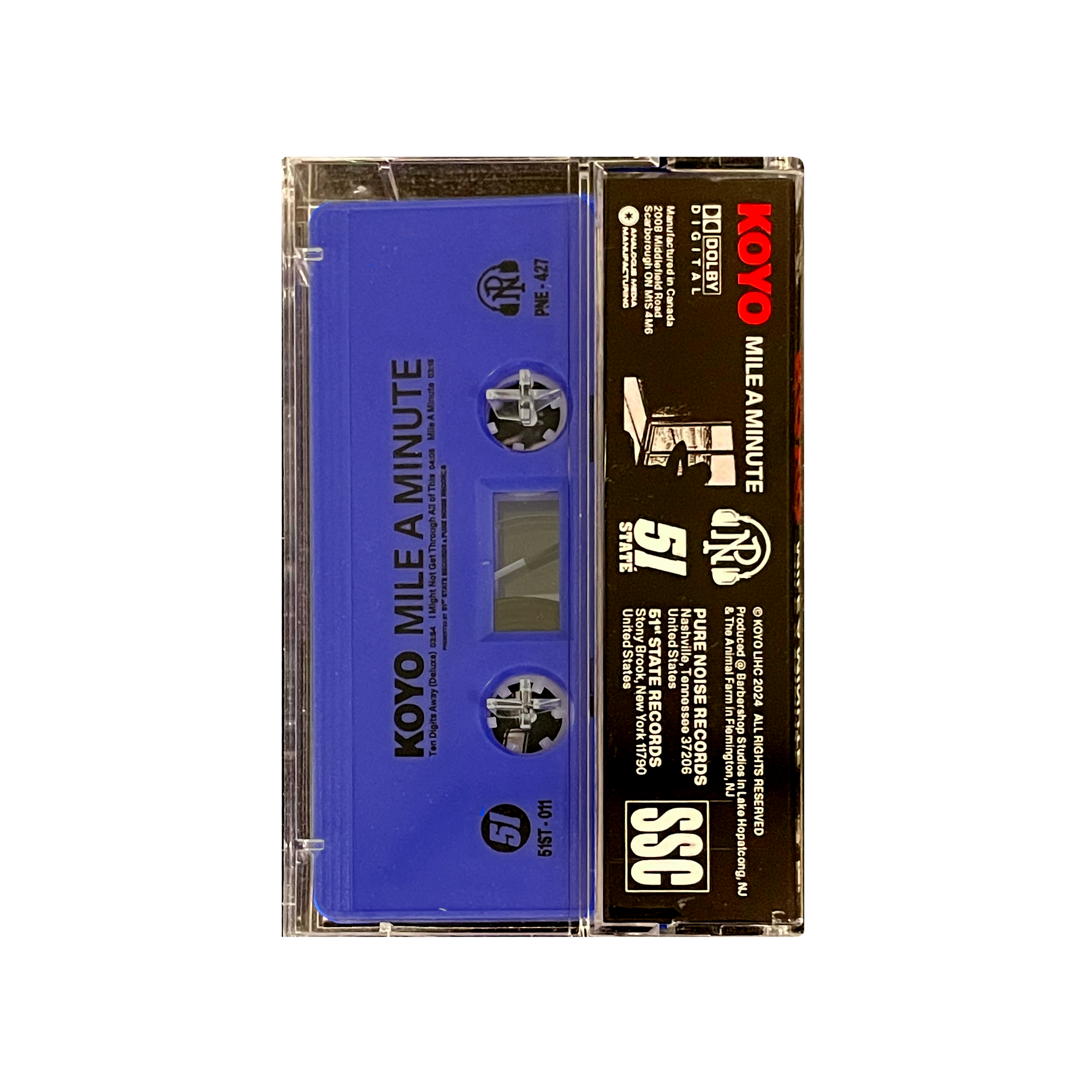 Mile a Minute - Blue Cassette