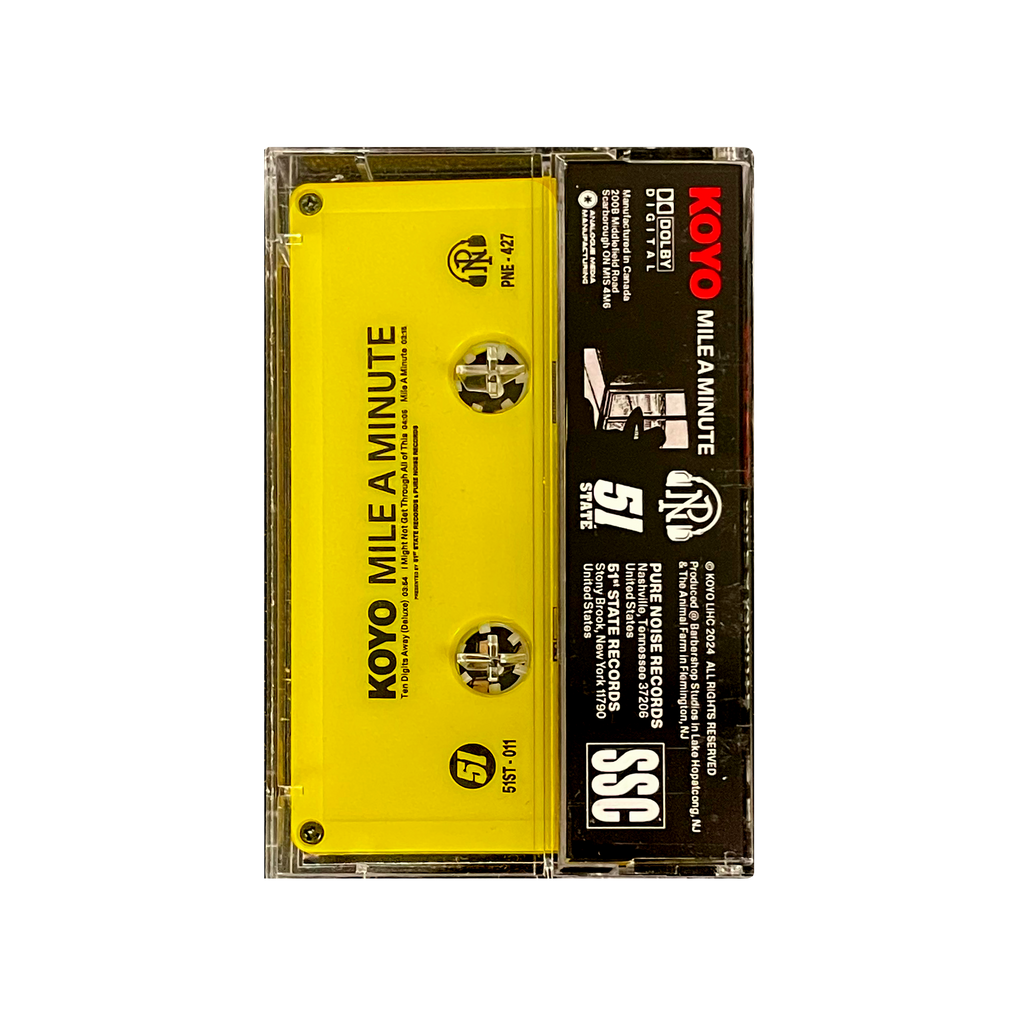 Mile a Minute - Yellow Cassette
