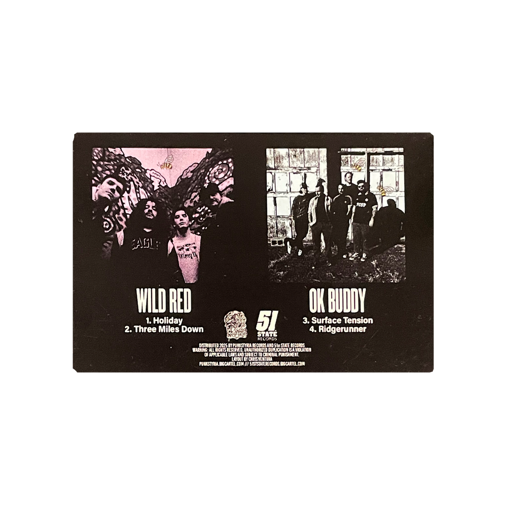 Wild Red / OK Buddy Split - Cassette