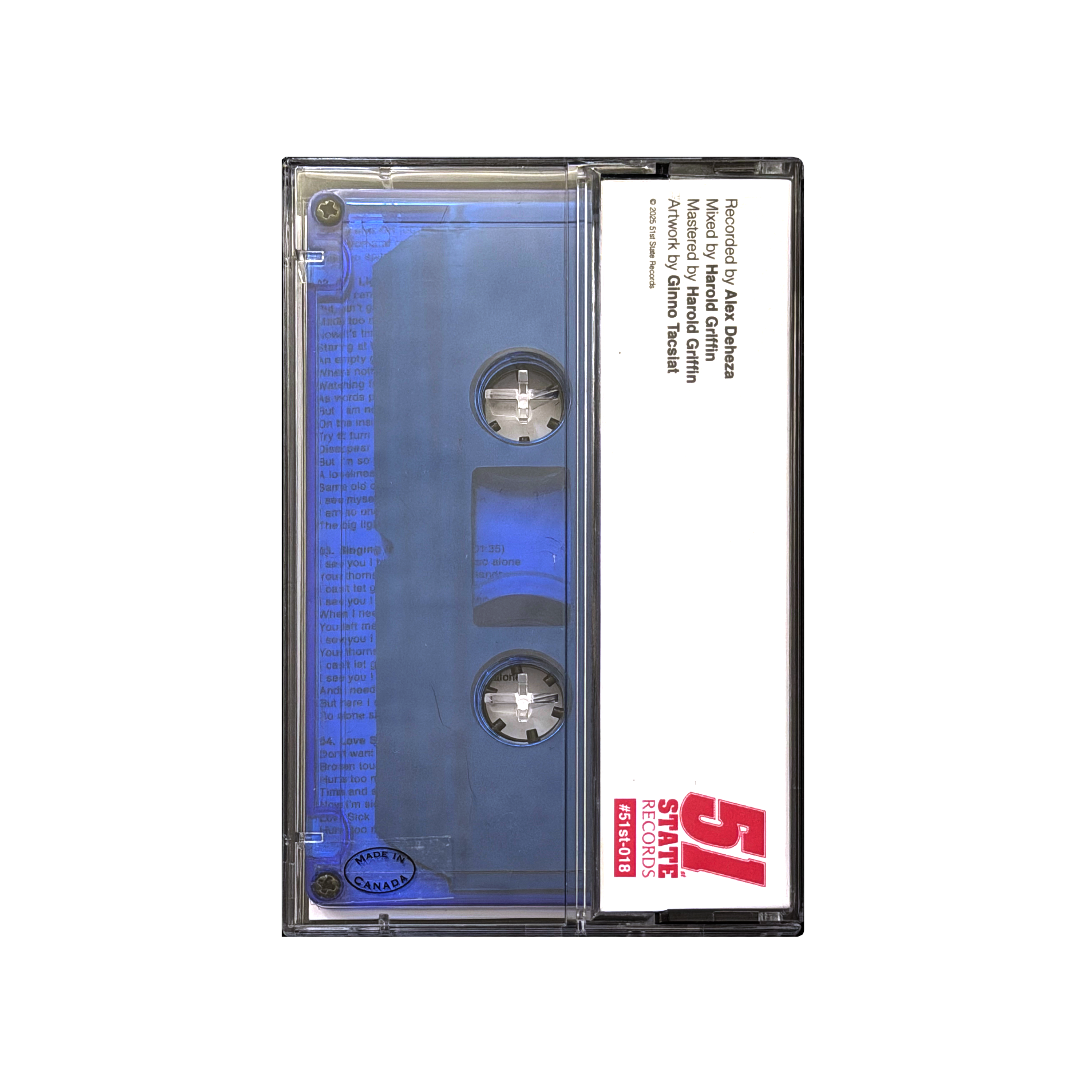I Am No One Now - Knicks Blue Cassette